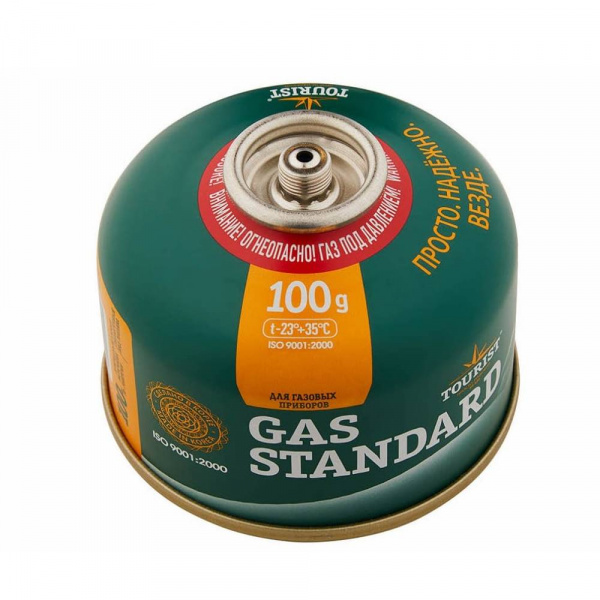 Баллон газовый резьбовой Tourist Standard 100г