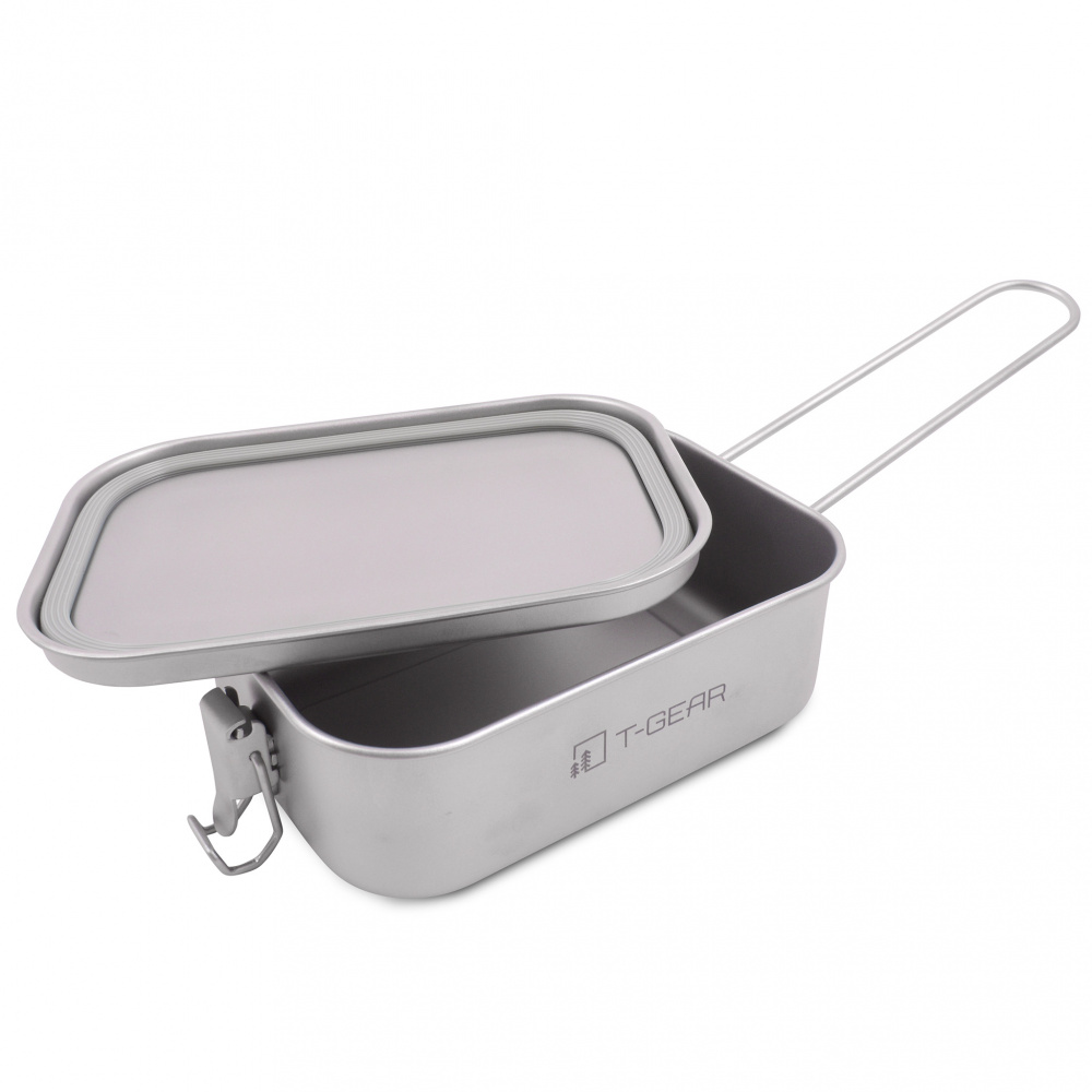 Ланч-бокс титановый T-Gear Titanium Lunchbox 800