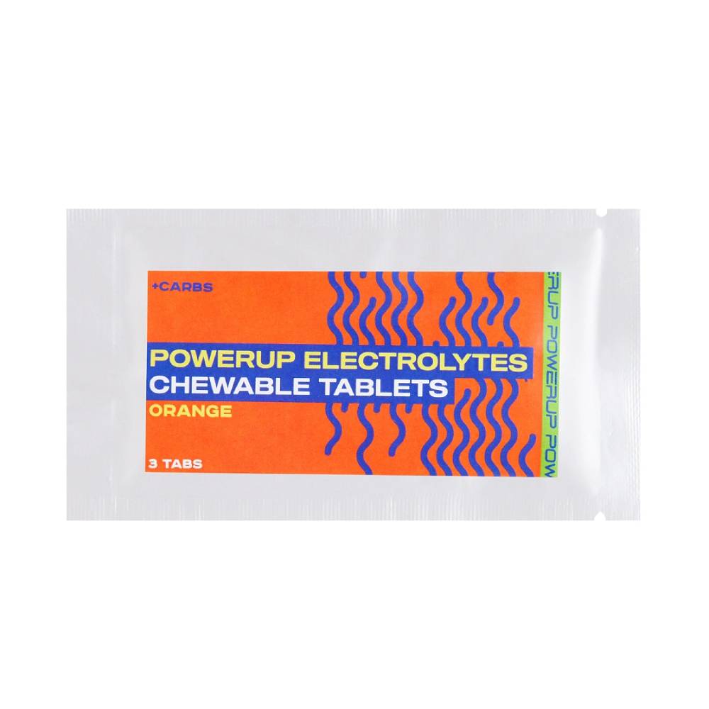 Жевательные солевые таблетки POWERUP АПЕЛЬСИН саше 3шт/таб