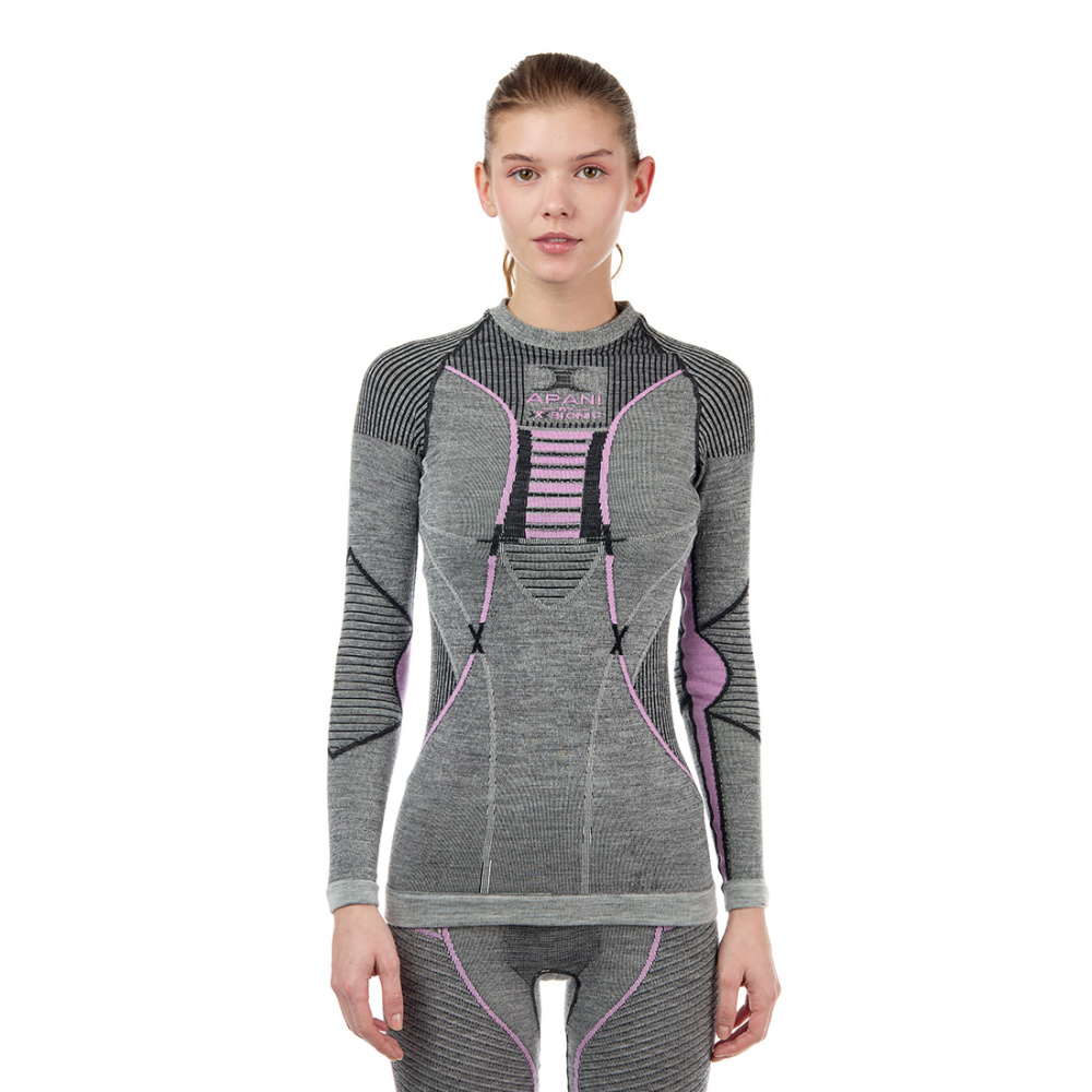 Термобелье женское лонгслив X-Bionic Merino Shirt Round Neck LG SL