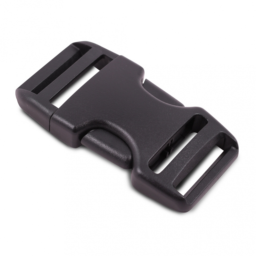 Пряжка фастекс Duraflex Dual Stealth 25мм, две регулировки, 1-06358/1-16410