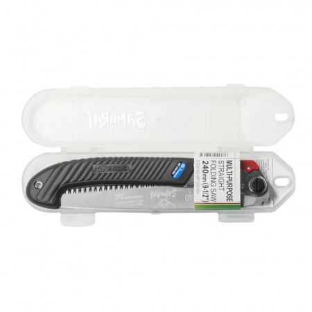 Пила складная Samurai с прямым полотном, L=240мм/3мм, 2 угла фикс, в футляре MP-240-MH