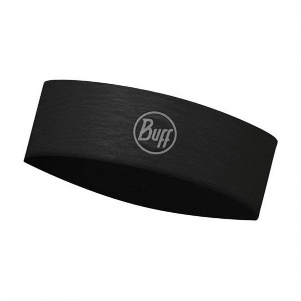 Повязка Buff Coolnet UV+ Slim Headband Solid Black