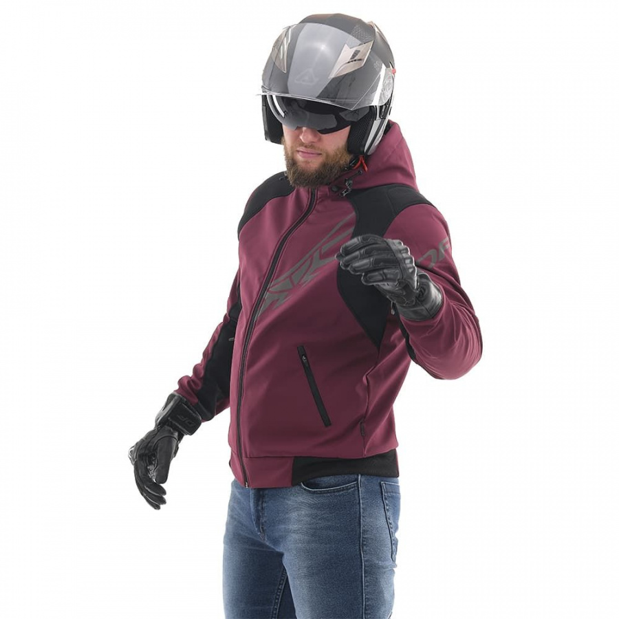 Dragonfly Мототолстовка DF Urban с защитой