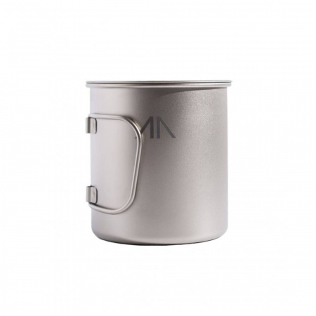 Кружка титановая с крышкой GORAA 600мл.