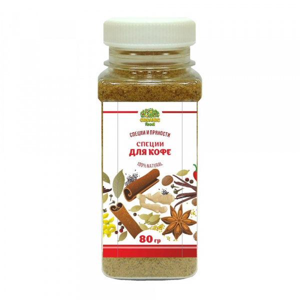Organic Food Специи для кофе 80гр. ПЭТ