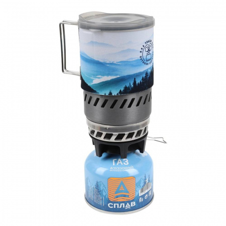 Горелка с кастрюлей FastBoil Solo Track