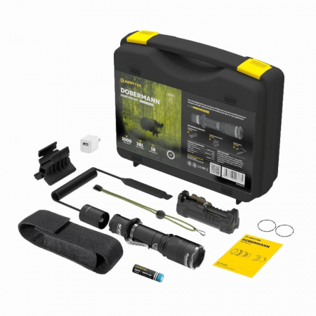 Фонарь Armytek Dobermann Hunting Kit Белый