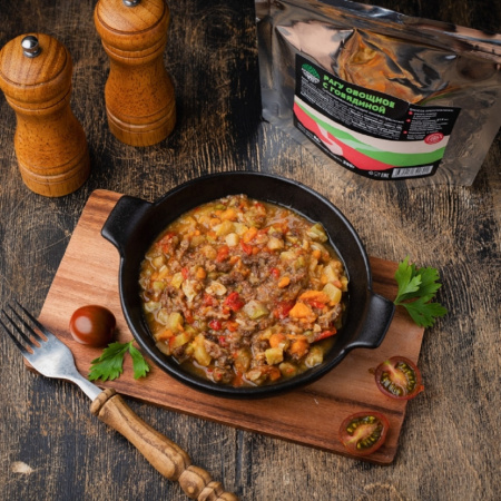 Сублимат Рагу овощное с говядиной (Кронидов) 85 гр