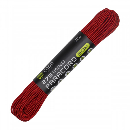 Паракорд 275 (мини) CORD nylon 30м RUS (red)