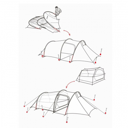 Палатка Naturehike Opalus UL 2 15D CNK2450WS036