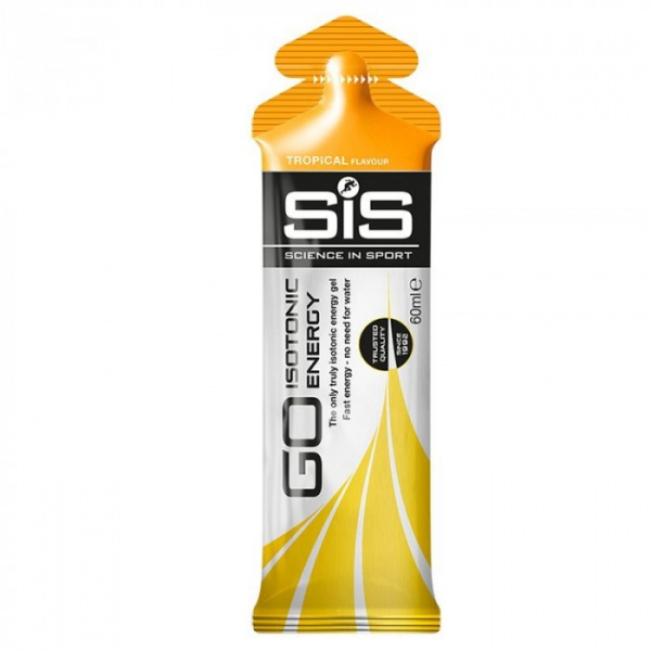 Гель энергетический углеводный SIS Go Isotonic Gel, Тропические фрукты, 60мл Science in Sport