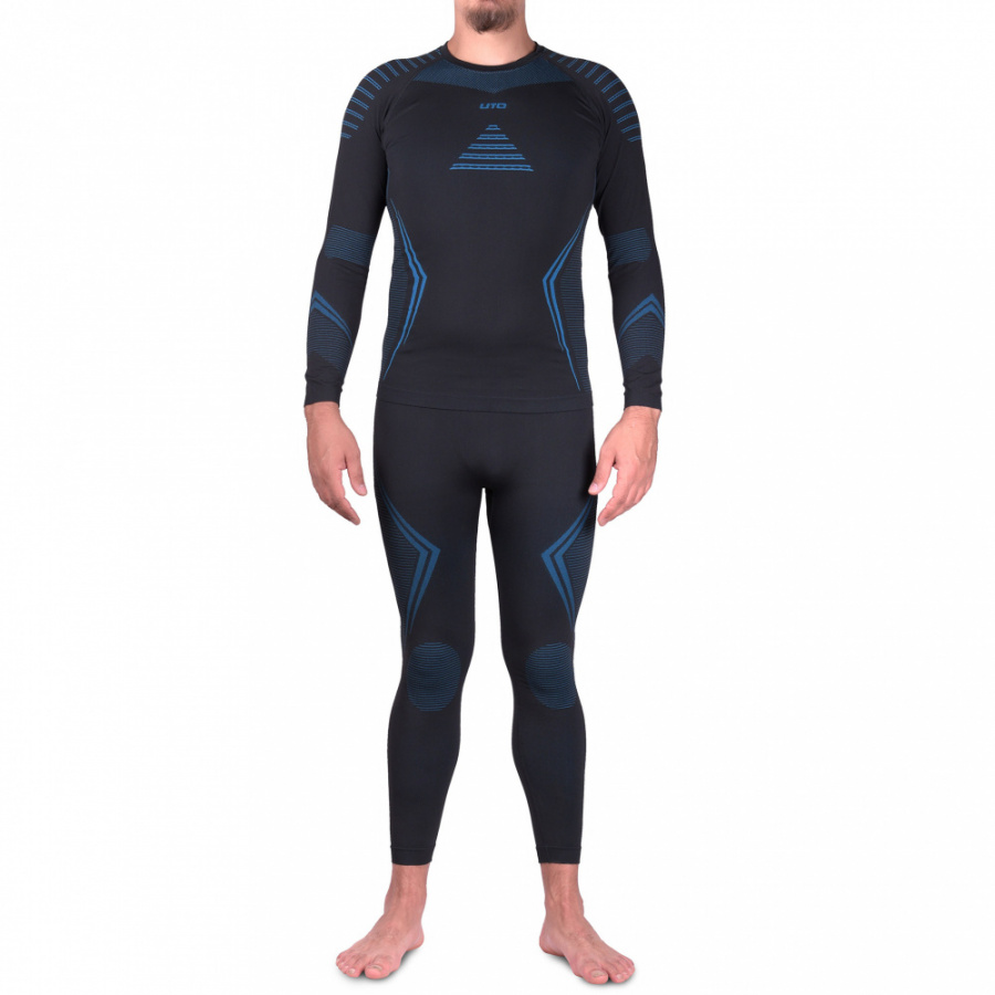 Термобелье UTO комплект Sports 2.0 Bamboo Charcoal 993104 Black/Blue L