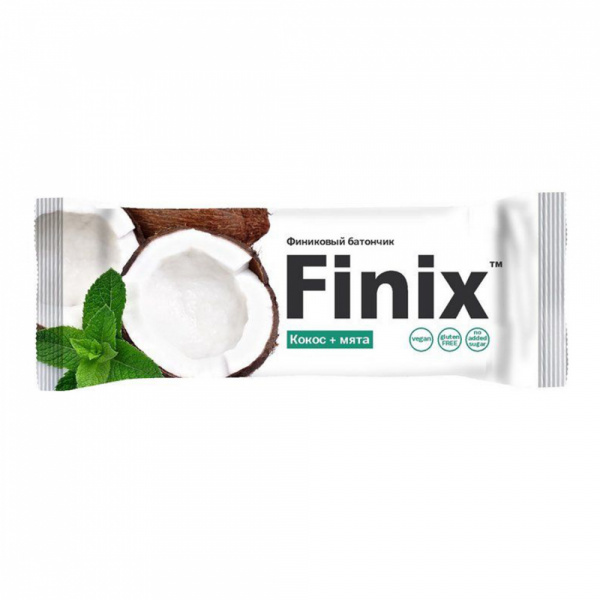 Finix Финиковый батончик с кокосом и мятой, 30г