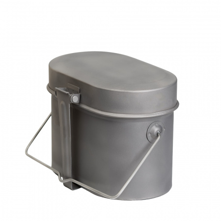 Котелок солдатский 1,7 л. (титан) (Роза ветров)