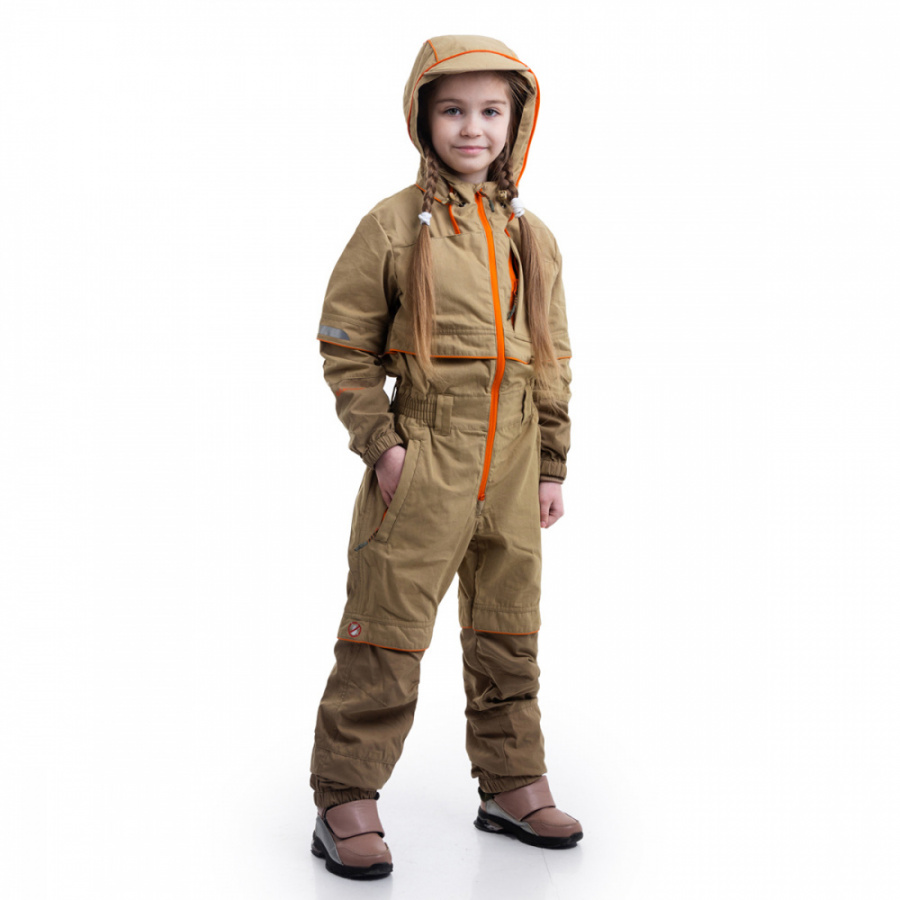 Комбинезон Элит Барьер детский светло-бежевый 128-134 см (7-8 лет) Novatex