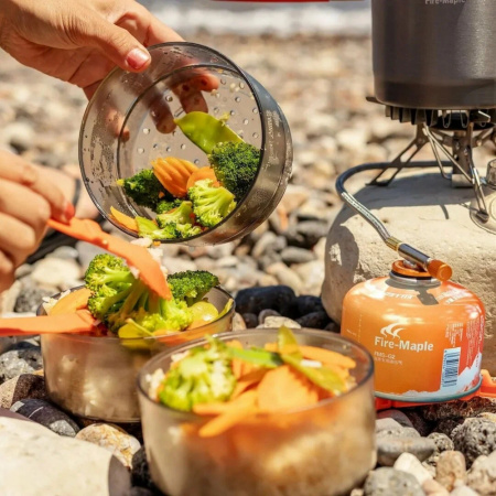 Набор посуды для готовки на пару, с теплообменной системой, ISLAND 735г/Ф136,5х196мм