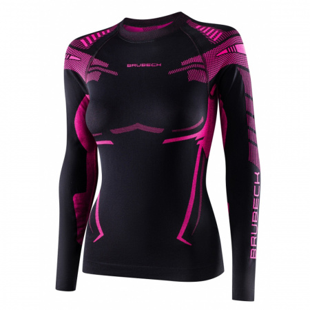 Термобелье женское Brubeck футболка с длинным рукавом зональная DRY