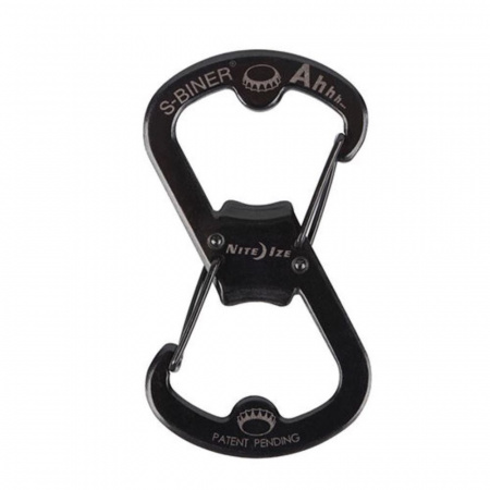 Брелок для ключей NiteIze S-Biner Ahhh черный