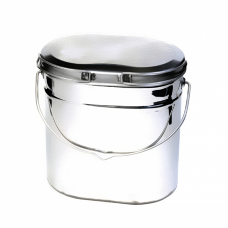 Котелок высокий 6,5 л. крышка с ручками (Роза ветров)