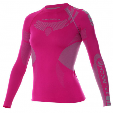 Термобелье женское Brubeck футболка с длинным рукавом зональная DRY