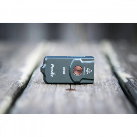 Фонарь-брелок Fenix E03R EDC V2.0 Gray