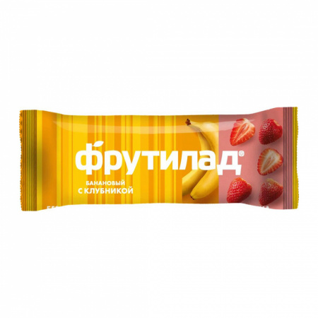 Фруктовый батончик неглазированный Фрутилад банан и клубника 30г