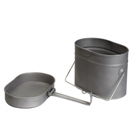 Котелок солдатский 1,7 л. (титан) (Роза ветров)