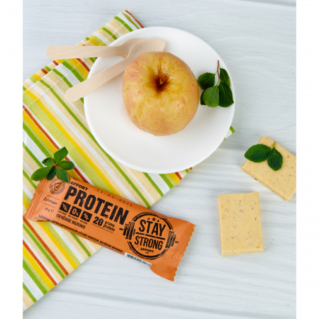 Батончик неглазированный Effort protein печеное яблоко