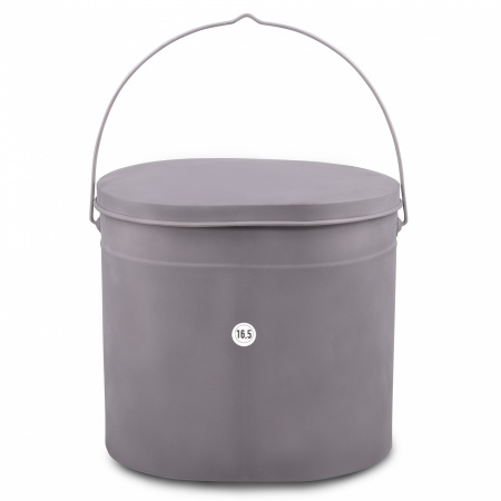 Котелок высокий 16,5 л. (титан) с крышкой (Роза ветров)