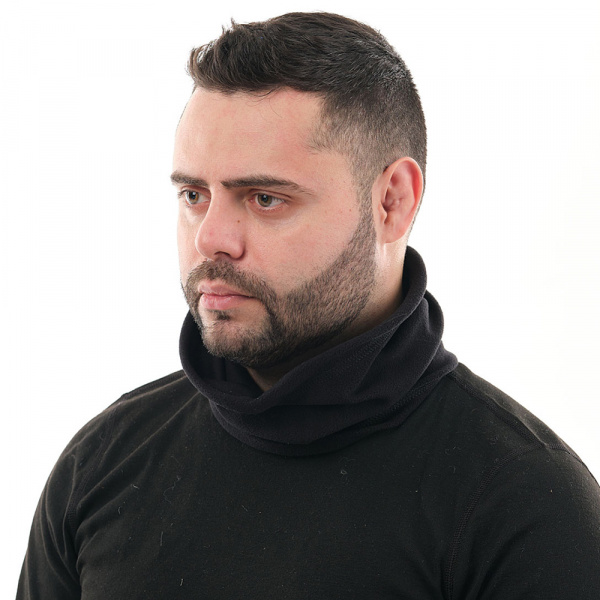 Баф с утяжкой "Nurgush" (Нургуш) (флис, черный) (Novatex)