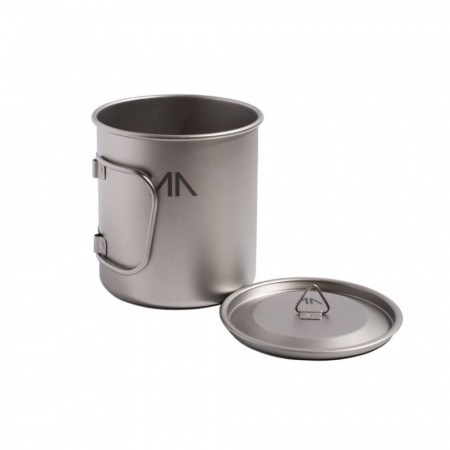 Кружка титановая с крышкой GORAA 600мл.