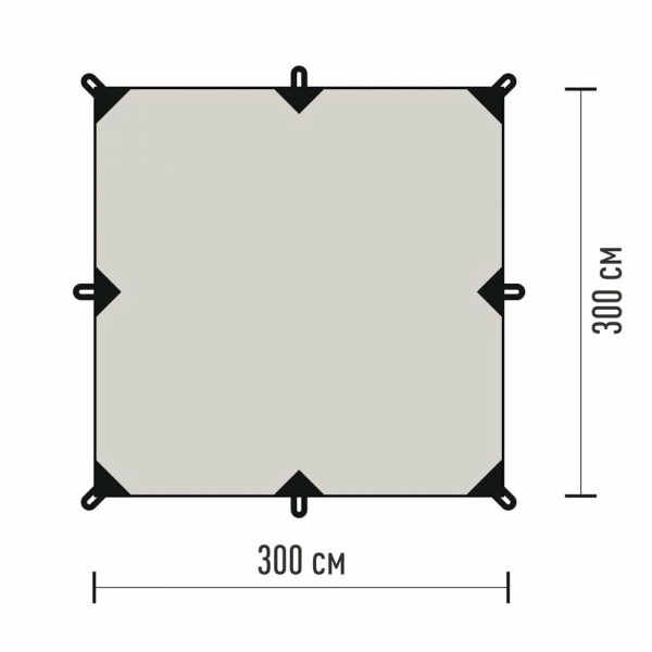 Тент 3*3м Talberg SAHARA