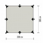 Тент 3*3м Talberg SAHARA