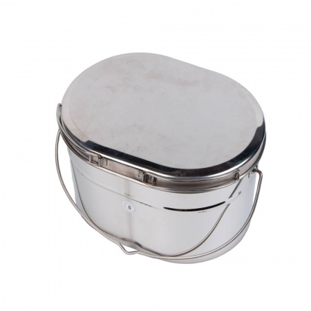 Набор низких котелков 3 шт.(3,3;4,5;6л) крышки с ручками нерж.сталь (Роза ветров)