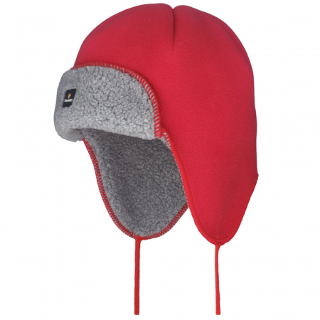 Шапка-ушанка Aswery Orsa мембрана красный/серый (631) 56