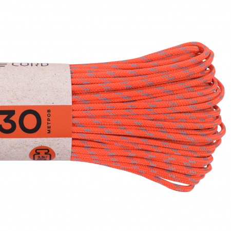 Паракорд 275 T-Gear x CORD nylon 30м световозвращающий