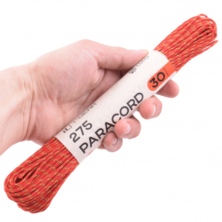 Паракорд 275 T-Gear x CORD nylon 30м световозвращающий