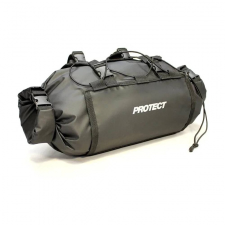 Велосумка на багажник до 17 литров, серия Bikepacking, цвет черный, PROTECT™