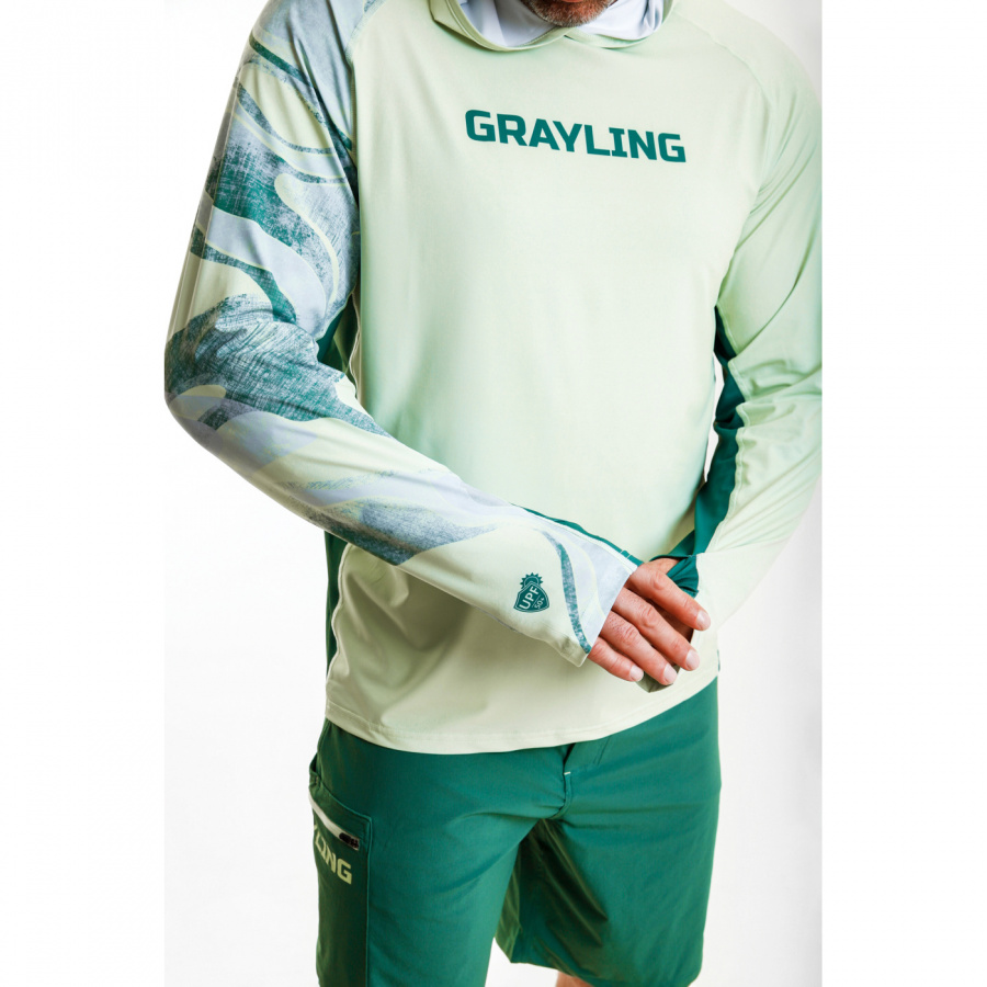 Лонгслив с капюшоном GRAYLING Marlin (Марлин) GLMH-01 (Novatex)