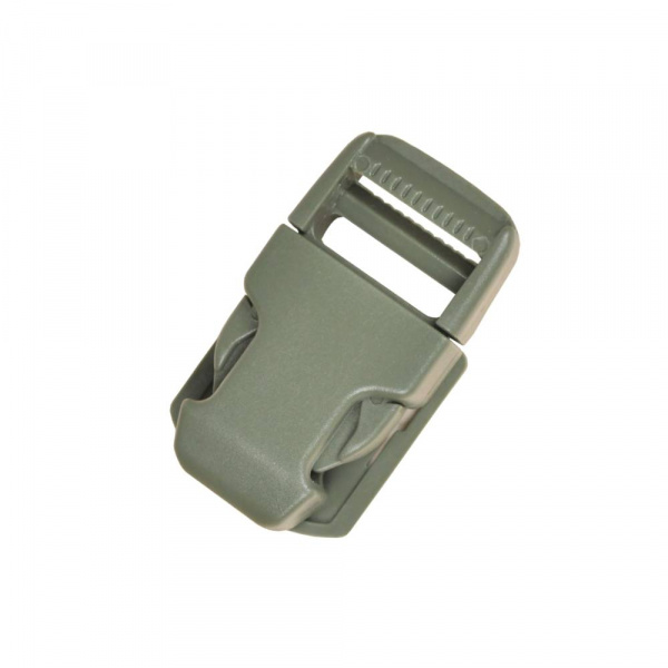 Пряжка фастекс на подложке 25 мм 1-15000/1-15707/1-15709 (3 части) одна регулировка Duraflex