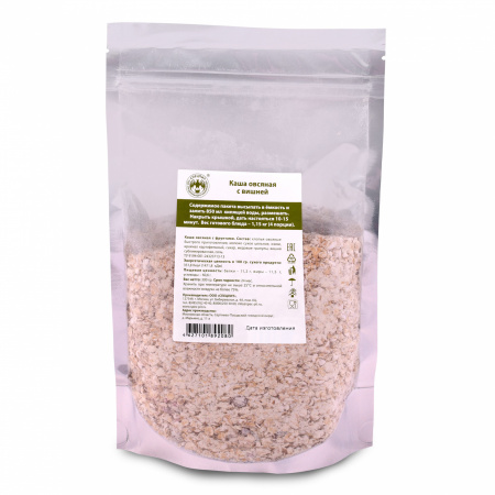 Каша овсяная с вишней 300г, СПЕЦПИТ.