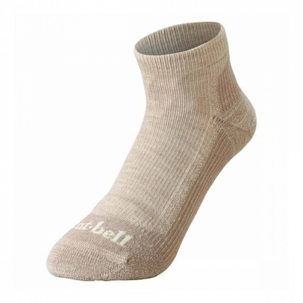 MontBell носки Merino Wool Walking Short Socks (L, Бежевый, OTML)
