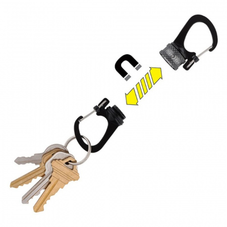 Карабин с блокировкой NiteIze SlideLock 360 магнитный замок