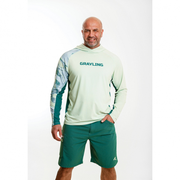 Лонгслив с капюшоном GRAYLING Marlin (Марлин) GLMH-01 (Novatex)