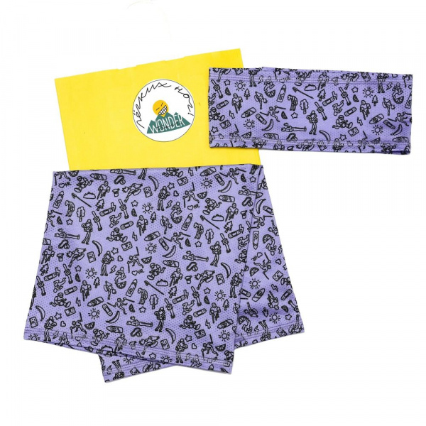 Бафф Wonder Trail Print Violet
