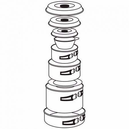 Bulin набор посуды на 4-5 чел.