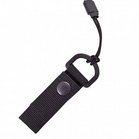 Страховочный тренчик из паракорда с креплением на ремень и карабином