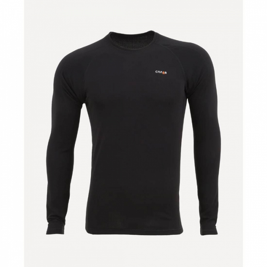 Термобелье Сплав Active Thermal Grid light футболка L/S черная 52/176