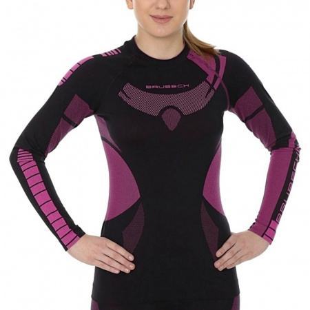 Термобелье женское Brubeck футболка с длинным рукавом зональная DRY